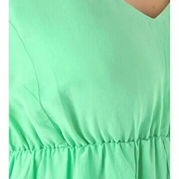 Club Monaco Size 4 Capri Blue Sleeveless Empire Waist Bailey Dress NEW! - Picture 3 of 9